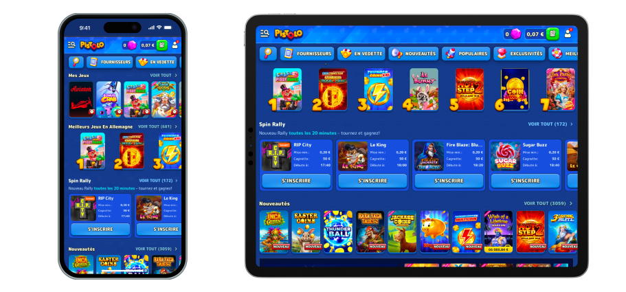 Casino Pistolo en ligne pour iPhone