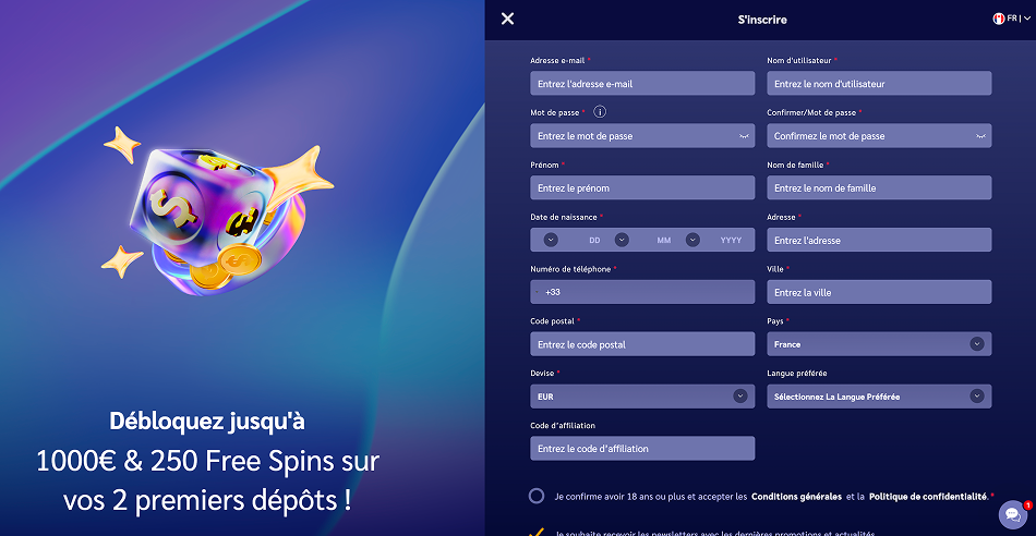 Shiny Wilds Casino France Connexion