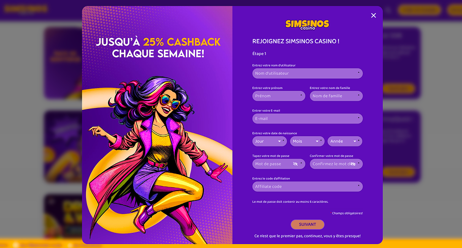 Casino Simsinos Connexion